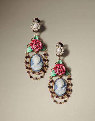 CAMEO EARRINGS - Earrings - Dolce&Gabbana - Winter 2014 CAMEO EARRINGS - Earrings - Dolce&Gabbana - Winter 2014