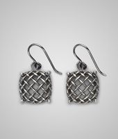 Bottega Veneta® Oxydized Rete Earring Bottega Veneta® Oxydized Rete Earring