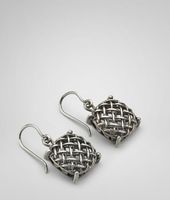 Bottega Veneta® Oxydized Rete Earring Bottega Veneta® Oxydized Rete Earring