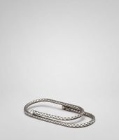 Bottega Veneta® Intrecciato Silver Money Clip Bottega Veneta® Intrecciato Silver Money Clip