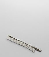 Bottega Veneta® Intrecciato Silver Tie Clip Bottega Veneta® Intrecciato Silver Tie Clip