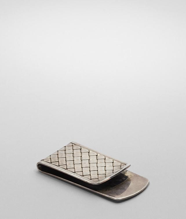 BOTTEGA VENETA Intrecciato Silver Money Clip Money clip U fp