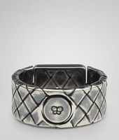 Bottega Veneta® Intrecciato Oxydized Silver Ring Bottega Veneta® Intrecciato Oxydized Silver Ring