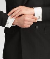 Bottega Veneta® Intrecciato Silver Cufflinks Bottega Veneta® Intrecciato Silver Cufflinks