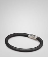 Bottega Veneta® Intrecciato Silver Nappa Bracelet Bottega Veneta® Intrecciato Silver Nappa Bracelet