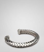 Bottega Veneta® Intrecciato Silver Bracelet Bottega Veneta® Intrecciato Silver Bracelet