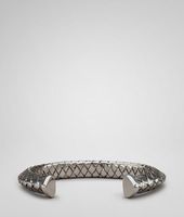 Bottega Veneta® Intrecciato Silver Bracelet Bottega Veneta® Intrecciato Silver Bracelet