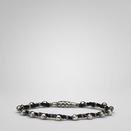 Intrecciato Oxydized Silver Nappa Bracelet - Bracelet - BOTTEGA VENETA - PE13 - 320