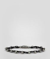 Bottega Veneta® Intrecciato Oxydized Silver Nappa Bracelet Bottega Veneta® Intrecciato Oxydized Silver Nappa Bracelet