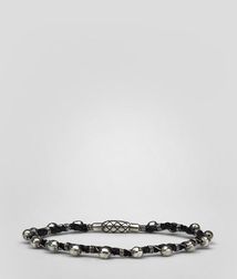 BraceletJewelryNappa leather, 925/1000 silverBlack Bottega Veneta®
