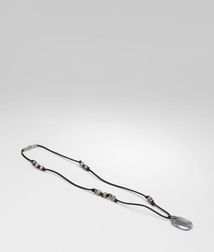 NecklaceJewelleryAgate, 925/1000 silver, Nappa leatherBlack Bottega Veneta®