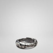 Intrecciato Oxydized Silver Ring - Ring - BOTTEGA VENETA - PE13 - 340