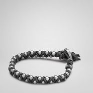 Oxydized Silver Nappa Bracelet - Bracelet - BOTTEGA VENETA - PE13 - 620