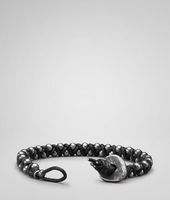 Bottega Veneta® Oxydized Silver Nappa Bracelet Bottega Veneta® Oxydized Silver Nappa Bracelet