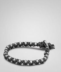 BraceletJewelleryNappa leather, 925/1000 silverBlack Bottega Veneta®