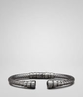 Bottega Veneta® Intrecciato Oxydized Silver Bracelet Bottega Veneta® Intrecciato Oxydized Silver Bracelet