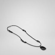Naturale Onice Oxydized Silver Nappa Pendant - Necklace - BOTTEGA VENETA - PE13 - 325