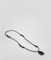 Bottega Veneta® Naturale Onice Oxydized Silver Nappa Pendant Bottega Veneta® Naturale Onice Oxydized Silver Nappa Pendant