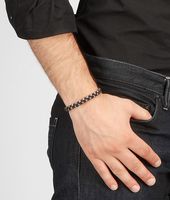 Bottega Veneta® Intrecciato Silver Nappa Bracelet Bottega Veneta® Intrecciato Silver Nappa Bracelet