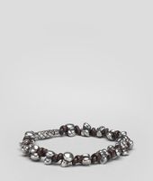 Bottega Veneta® Intrecciato Silver Nappa Bracelet Bottega Veneta® Intrecciato Silver Nappa Bracelet