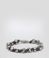 Bottega Veneta® Intrecciato Silver Nappa Bracelet Bottega Veneta® Intrecciato Silver Nappa Bracelet