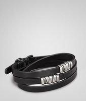 Bottega Veneta® Cuir Oxydized Black Silver Bracelet Bottega Veneta® Cuir Oxydized Black Silver Bracelet