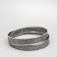 Intrecciato Antique Silver Bracelet - Bracelet - BOTTEGA VENETA - PE13 - 900