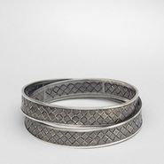 Intrecciato Antique Silver Bracelet - Bracelet - BOTTEGA VENETA - PE13 - 900
