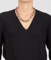 Bottega Veneta® Oxydized Zircon Necklace Bottega Veneta® Oxydized Zircon Necklace