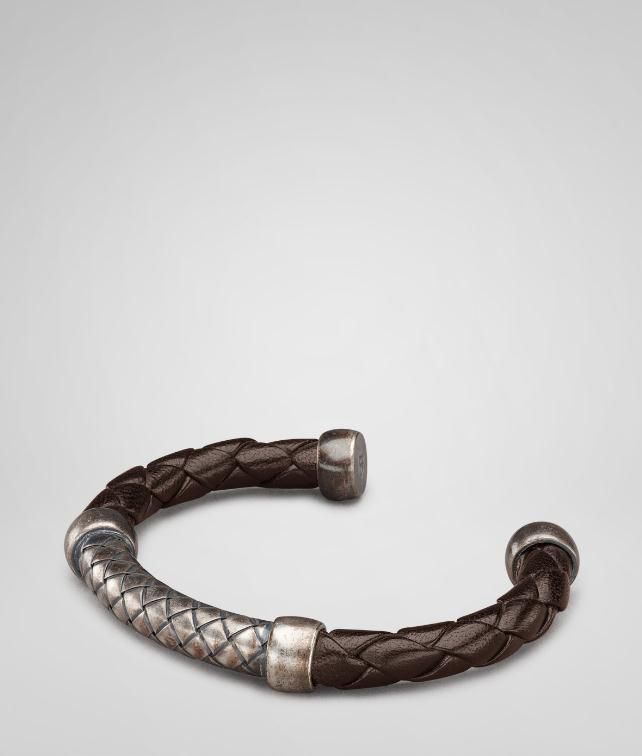 BOTTEGA VENETA Intrecciato Silver Nappa Bracelet Bracelet U fp