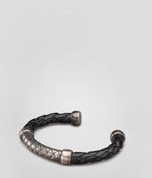 Bottega Veneta® Intrecciato Silver Nappa Bracelet Bottega Veneta® Intrecciato Silver Nappa Bracelet