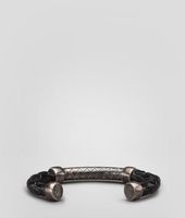 Bottega Veneta® Intrecciato Silver Nappa Bracelet Bottega Veneta® Intrecciato Silver Nappa Bracelet