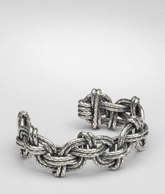 BOTTEGA VENETA Intrecciato Cuff Bracelet D fp