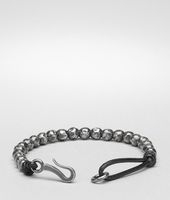 Bottega Veneta® Nero Oxydized Silver Nappa Bracelet Bottega Veneta® Nero Oxydized Silver Nappa Bracelet