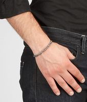 Bottega Veneta® Nero Oxydized Silver Nappa Bracelet Bottega Veneta® Nero Oxydized Silver Nappa Bracelet