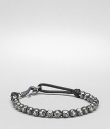 BraceletJewelry925/1000 silver, Nappa leatherBlack Bottega Veneta®