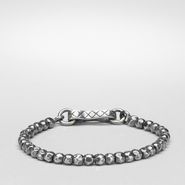 Intrecciato Oxydized Silver Bracelet -  - BOTTEGA VENETA - PE13 - 520