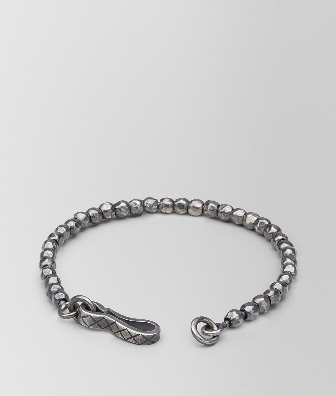 BOTTEGA VENETA - Intrecciato Oxydized Silver Bracelet