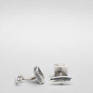 Intrecciato Antique Silver Cufflinks - Cufflinks and tie pins - BOTTEGA VENETA - PE13 - 620