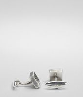 Bottega Veneta® Intrecciato Antique Silver Cufflinks Bottega Veneta® Intrecciato Antique Silver Cufflinks