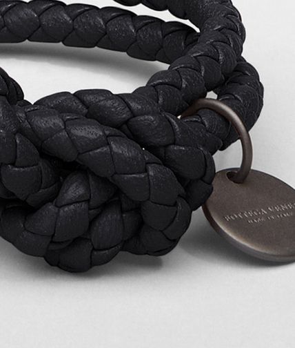 BOTTEGA VENETA - Nero Intrecciato Nappa Bracelet