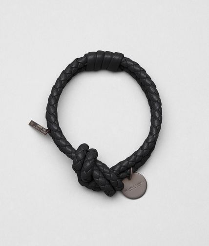 BOTTEGA VENETA - Nero Intrecciato Nappa Bracelet