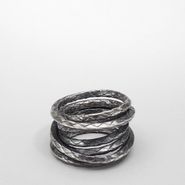 Intrecciato Oxydized Ring - Ring - BOTTEGA VENETA - PE13 - 440
