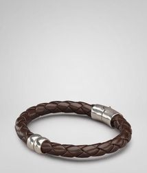 BraceletJewelryNappa leather, 925/1000 silverBrown Bottega Veneta®