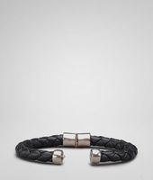Bottega Veneta® Intrecciato Silver Nappa Bracelet Bottega Veneta® Intrecciato Silver Nappa Bracelet