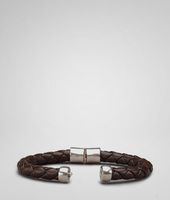 Bottega Veneta® Intrecciato Silver Nappa Bracelet Bottega Veneta® Intrecciato Silver Nappa Bracelet