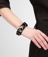 Bottega Veneta® Enamelled Antique Silver Bracelet Bottega Veneta® Enamelled Antique Silver Bracelet