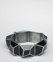 Bottega Veneta® Enamelled Antique Silver Bracelet Bottega Veneta® Enamelled Antique Silver Bracelet