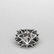 Enamelled Antique Silver Ring - Ring - BOTTEGA VENETA - PE13 - 620