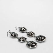Enamelled Antique Silver Earring - Earrings - BOTTEGA VENETA - PE13 - 950